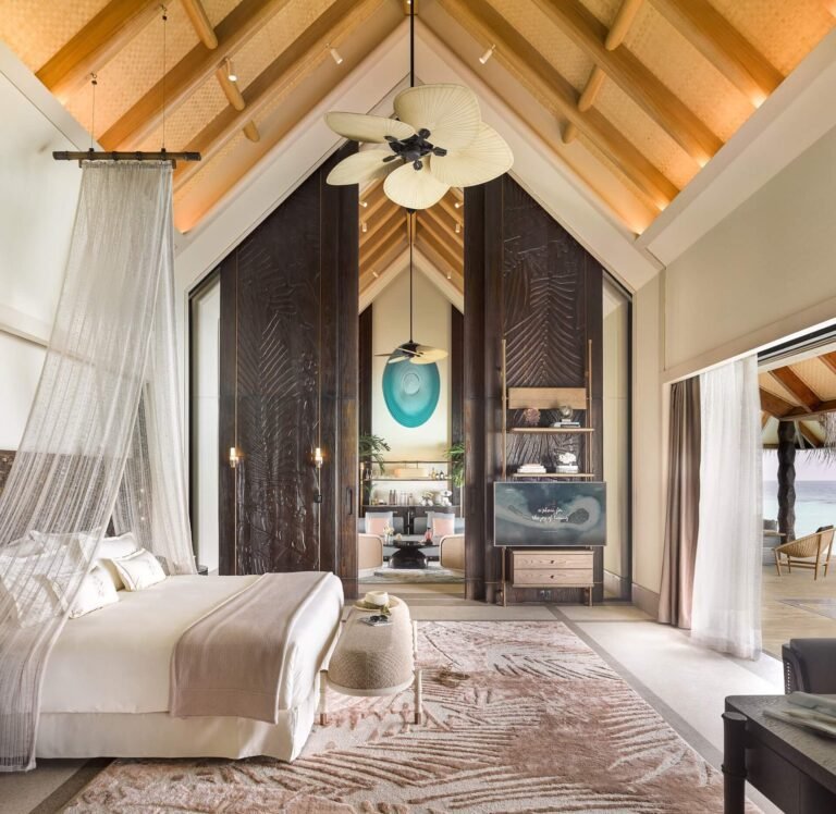 Joali-Maldives---Luxury-Water-Villa-with-Pool-Bedroom-Details