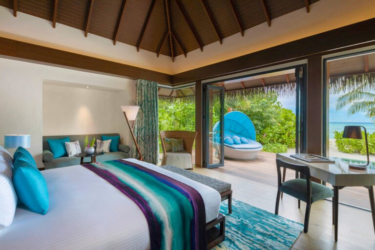 beach villa bedroom